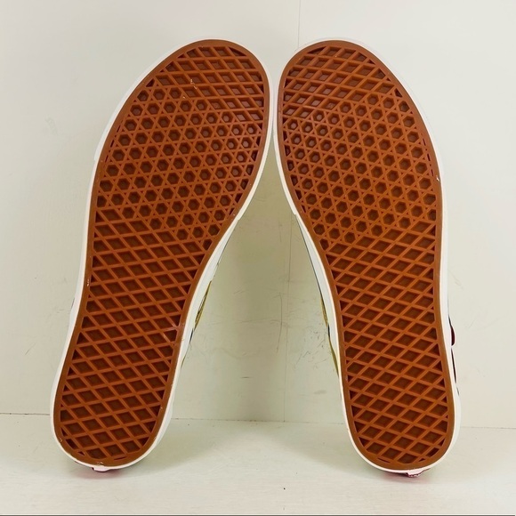 Vans Classic Slip On Checkerboard Olive/White Men Size 11.5 main image 4